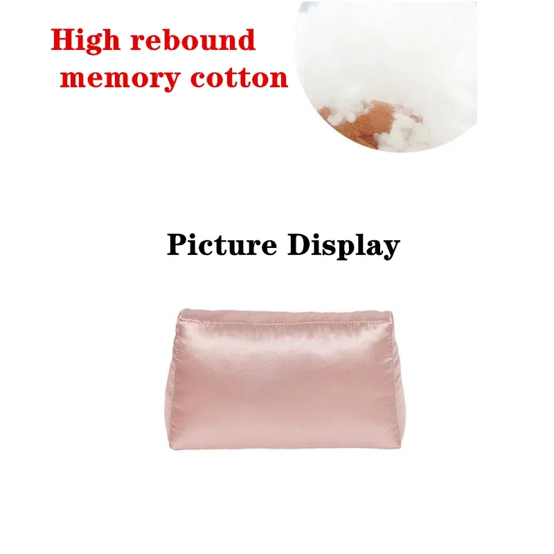 trousse toilette housse protection satin rose lisse ovale voyage cosmétique maquillage sac main organisateur