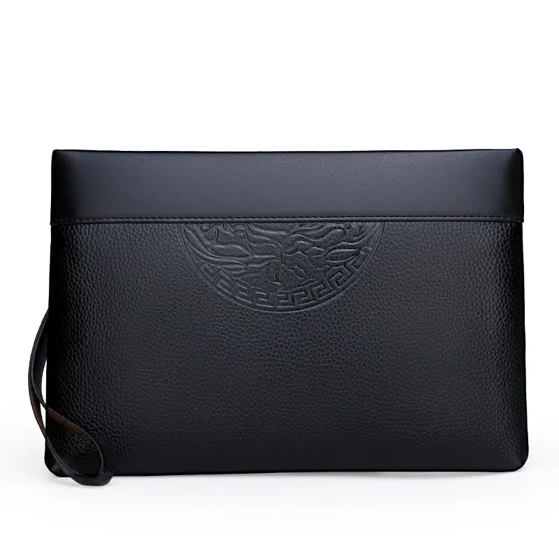 sac à main de luxe pour hommes, enveloppe décontractée, pochette de grande capacité, sac sous les bras pour hommes, nouvelle collection