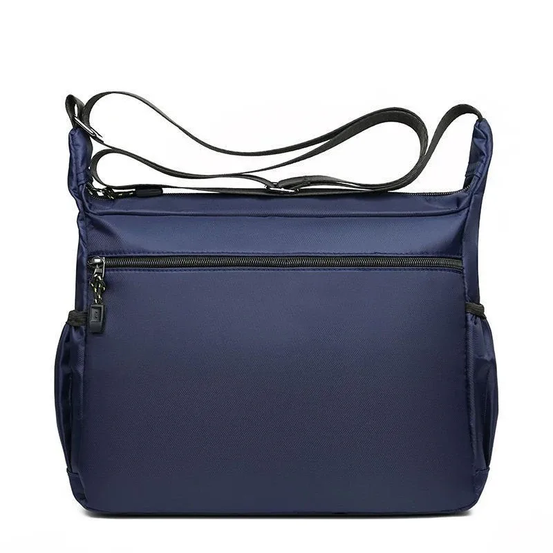 sac d'affaires multi-poches durable, sac à bandoulière pour hommes et femmes, sac à main d'affaires décontracté avec plusieurs compartiments