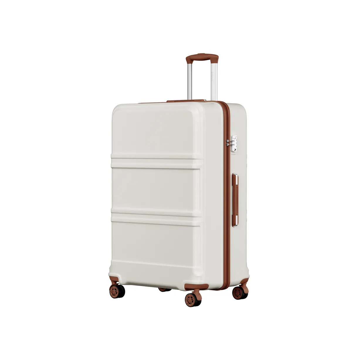 étui rigide kono de 32 pouces, chariots légers abs + pc avec double roues, serrure tsa, valise (s/m/l/xl)