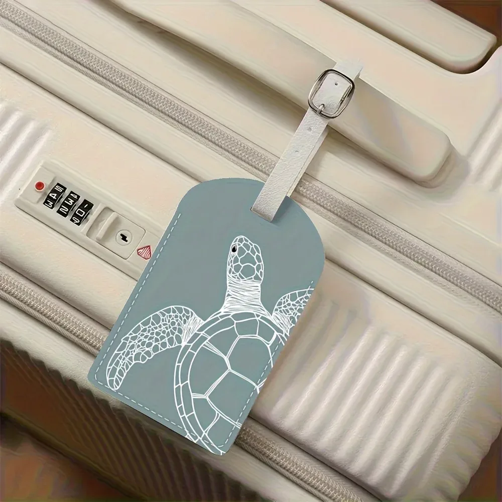 étiquette à bagages en pu, conçue pour être une étiquette d'identification robuste pour vos sacs de voyage, idéale pour une utilisation à l'aéroport, sur les croisières