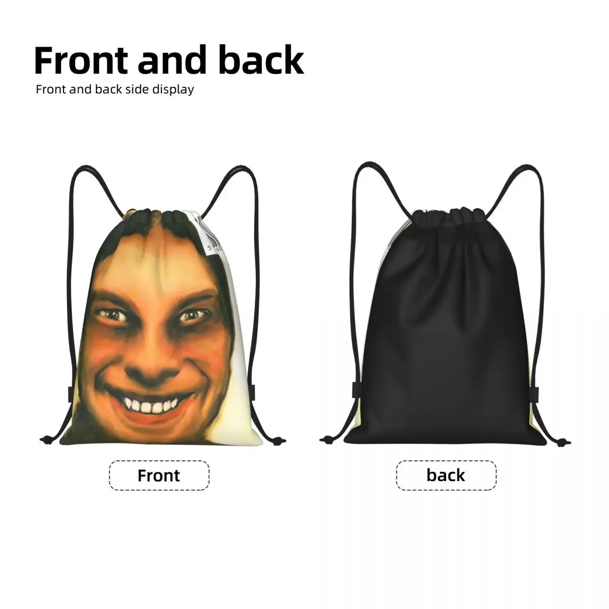 Aphex-Sac à Dos Personnalisé à Double Proximité pour Femme et Homme, Sacoche Pliable de dehors, de Gym, de Musique Électronique Britannique, de Shopping pour Artiste