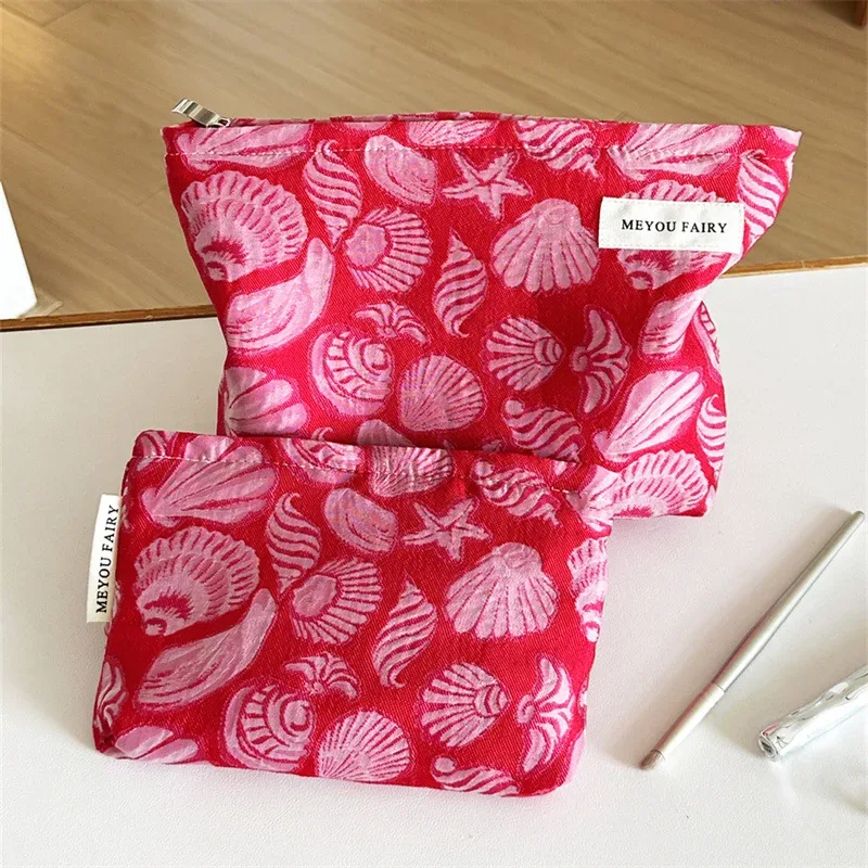 trousse de maquillage française de niche grande capacité et haute qualité esthétique, sac à main pour femme pour voyage et rangement, trousse de toilette en tissu