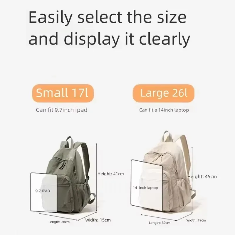 sac à dos pliable grande capacité pour femme fouvor 2026, léger, tendance, pour voyage en extérieur, randonnée, sac à dos décontracté 3059-13
