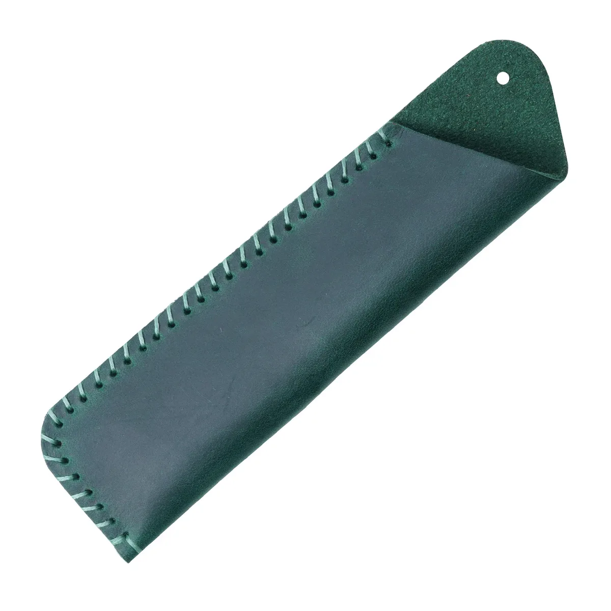 étui à stylos en cuir véritable fait main, cadeau créatif, style rétro simple et personnalisé, en cuir de vachette pleine fleur, housse de protection