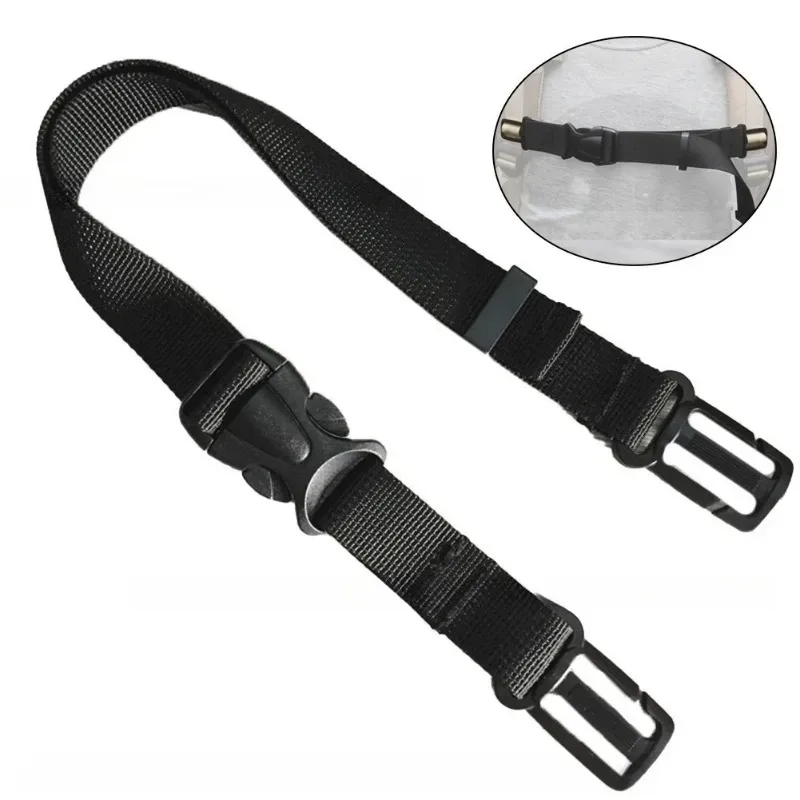 sangle de poitrine réglable pour sac à dos, ceinture de fixation antidérapante pour épaule, sangle de connexion pour bagages et valises avec boucle à dégagement rapide