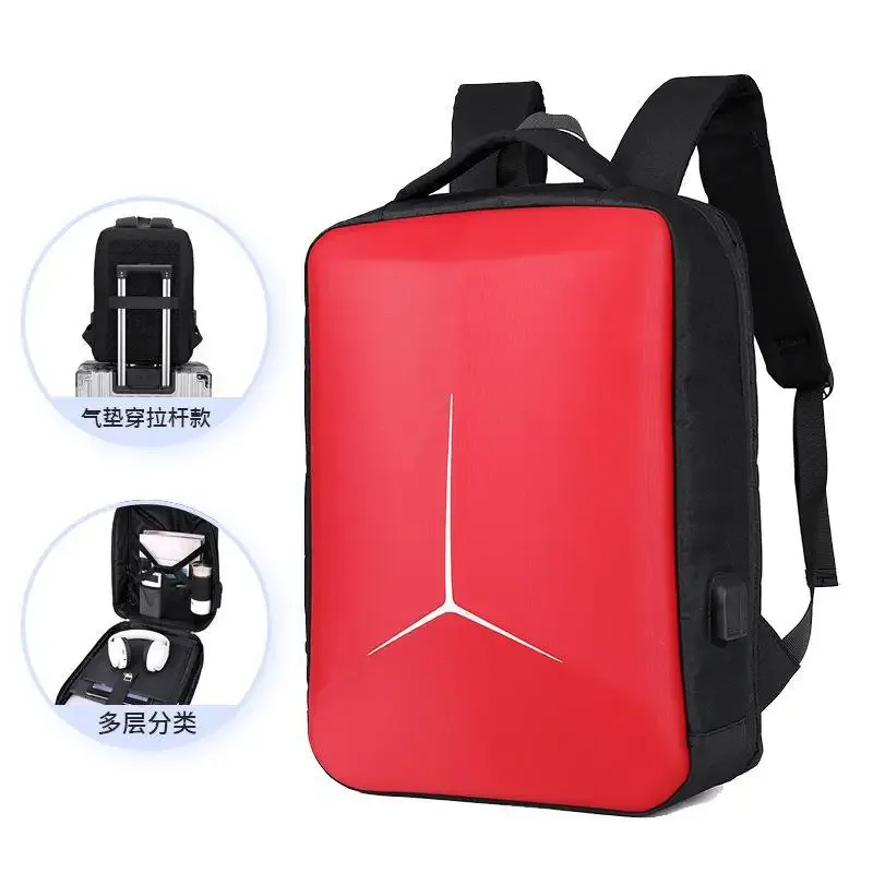 sac à dos d'affaires usb pour hommes, sac à dos de voyage de grande capacité, mode haute sensibilité, sac d'ordinateur étanche pour étudiants