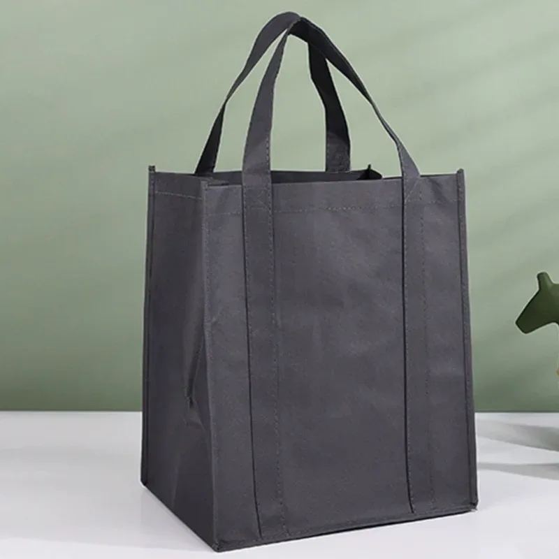 sacs fourre-tout non tissés, sac de rangement de voyage pliable, sacs de courses réutilisables, grands sacs fourre-tout légers pour promotionnels