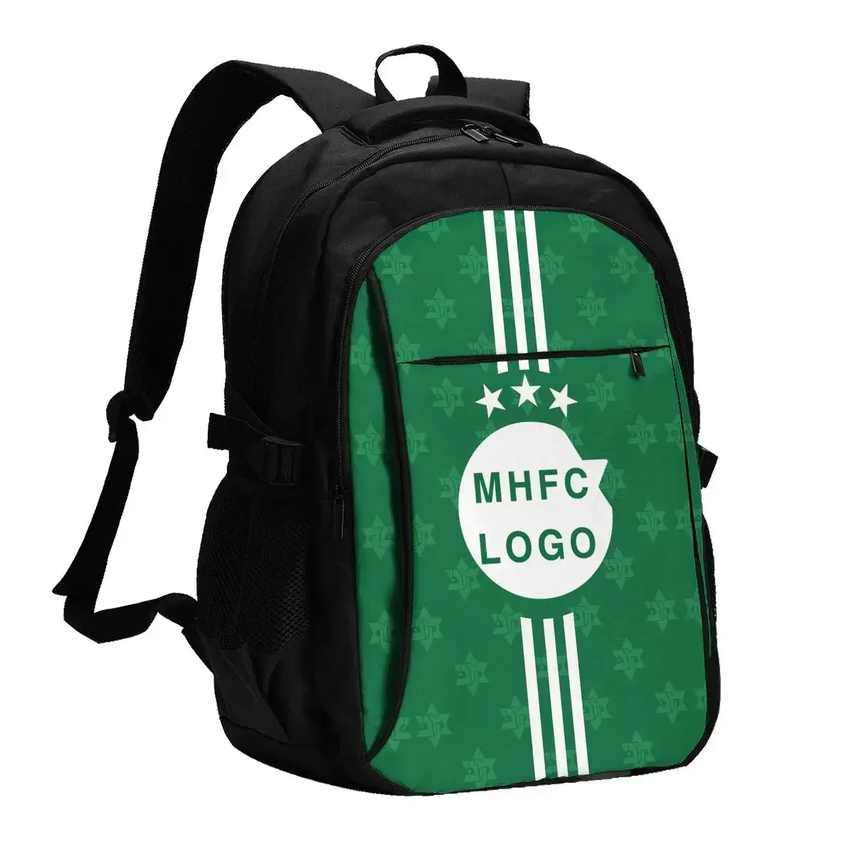 israël f.c mhfc grand sac à dos de voyage durable pour ordinateur portable sac résistant à l'eau avec port de chargement usb sac à dos d'affaires pour femmes et hommes