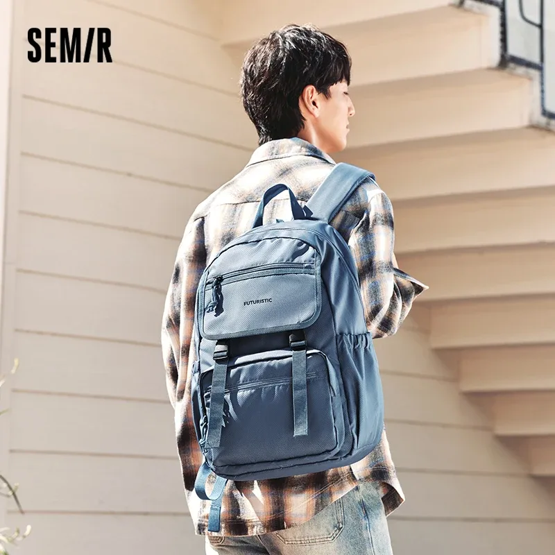 semir-sac à dos observateur de grande capacité pour homme cartable d'ordinateur, fouet de bergame, pour couple, nouvelle collection 2024