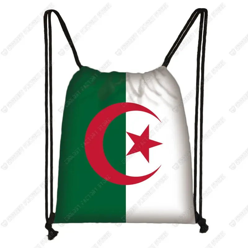 sac à dos imprimé drapeau national ukraine haïti algérie israël brésil hommes sac à cordon femmes sacs à bandoulière pour porte-chaussures de voyage