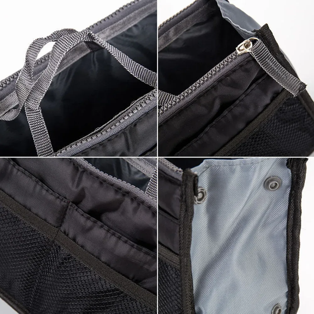 organisateur de sac de rangement pliant sacs à main grand liner maquillage sac de voyage sac à main de mode fourre-tout sac cosmétique salle de bain