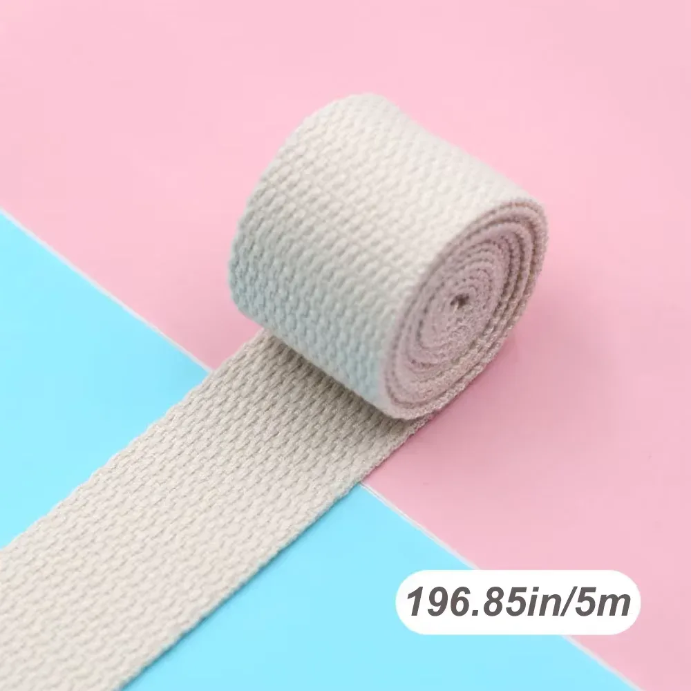 sangle en toile portable 5m*32mm pour sac à dos, accessoires de couture diy, ceinture, ruban de décoration pour vêtements