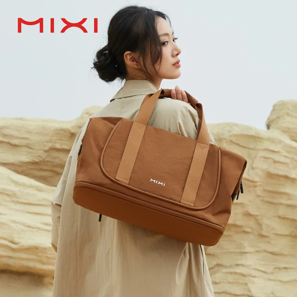 mixi sacs de voyage femmes grande taille capacité sport fitness sac de rangement pliable duffle costume sac pour sac à bandoulière sac à main m3020
