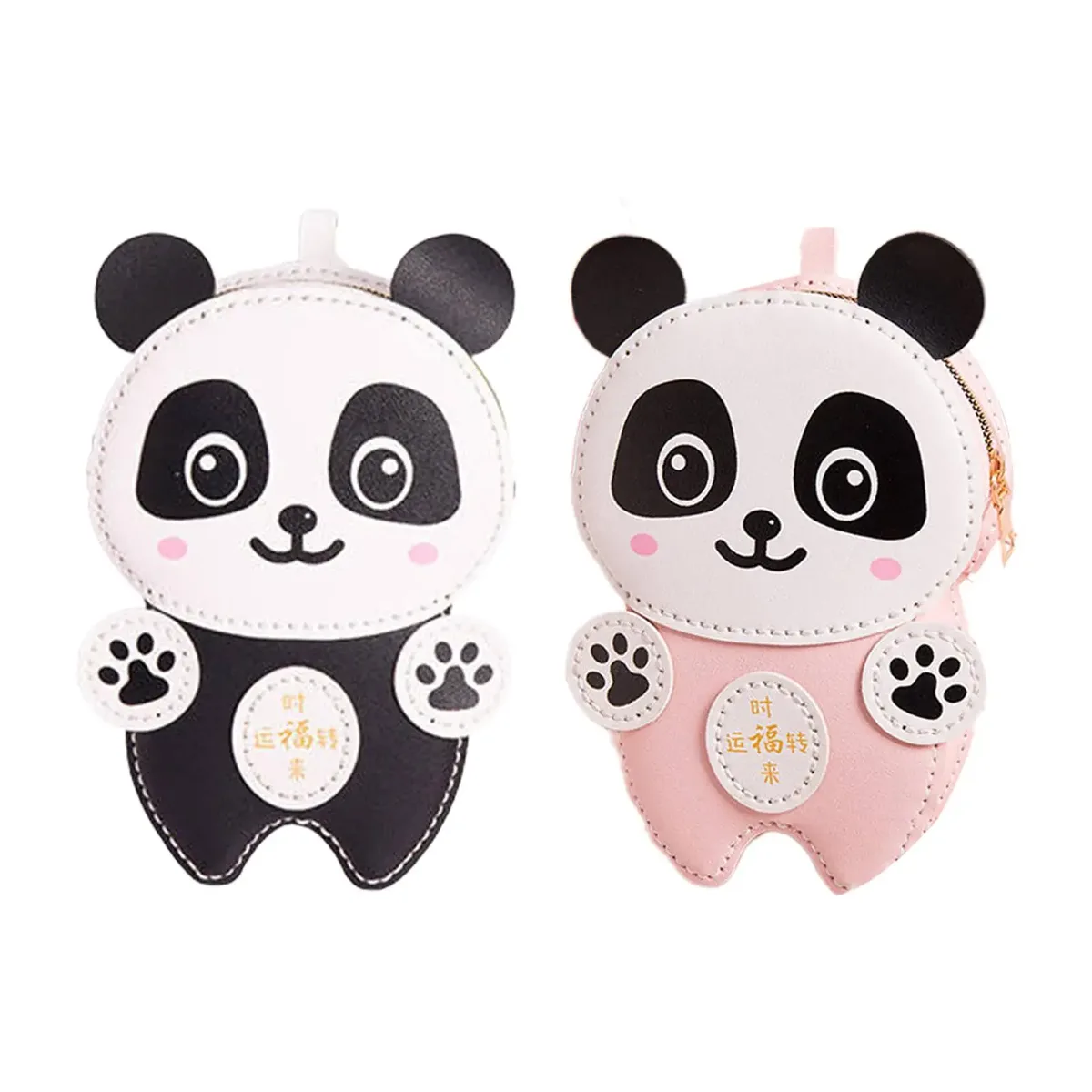 Kit de matériel de fabrication de sacs, bricolage, Panda de dessin animé en cuir PU, tricot à la main, artisanat, sac à bandoulière pour débutants, adultes, enfants et filles