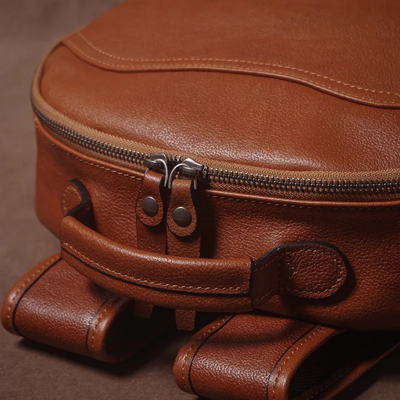 guro marque de luxe sac à dos en cuir véritable hommes et femmes haute capacité week-end sac de voyage cartable en peau de vache affaires 16 "sac pour ordinateur portable