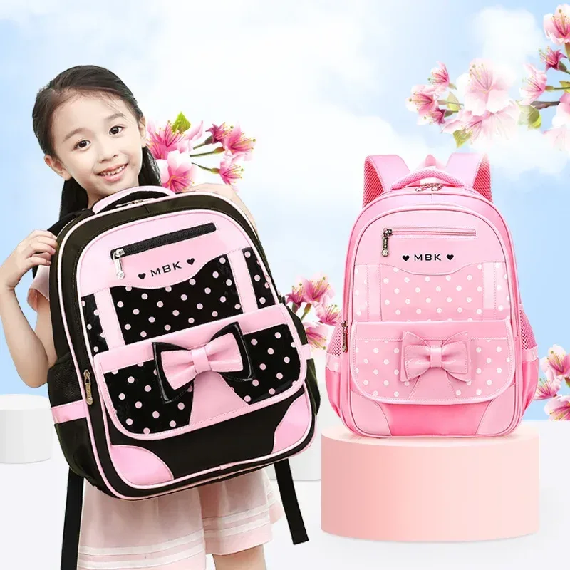 sac à dos ergonomique avec nministériels d pour élève du primaire, version coréenne japonaise, pour enfant, fille, protège la colonne vertébrale