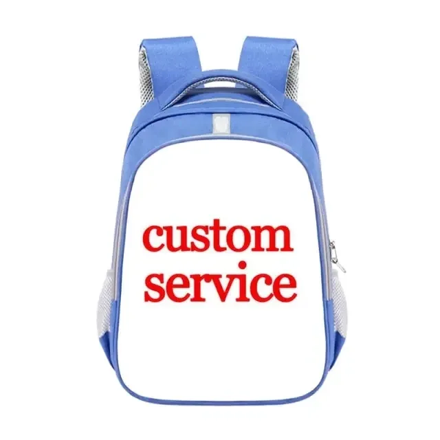personnaliser l'image logo toile sac à dos femmes hommes sacs de voyage enfants sacs d'école garçons filles livre sac enfants cadeau sacs à dos