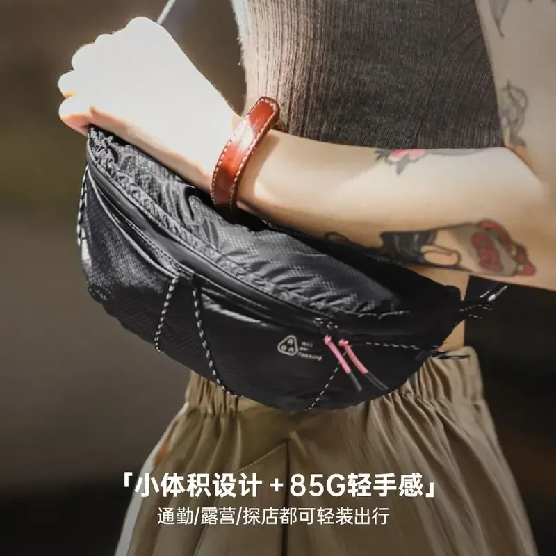 maden – sac à bandoulière tactique noir réglable, sac de taille unisexe pour l'extérieur, sac de poitrine pour moto, pour cyclisme, voyage, porte-monnaie