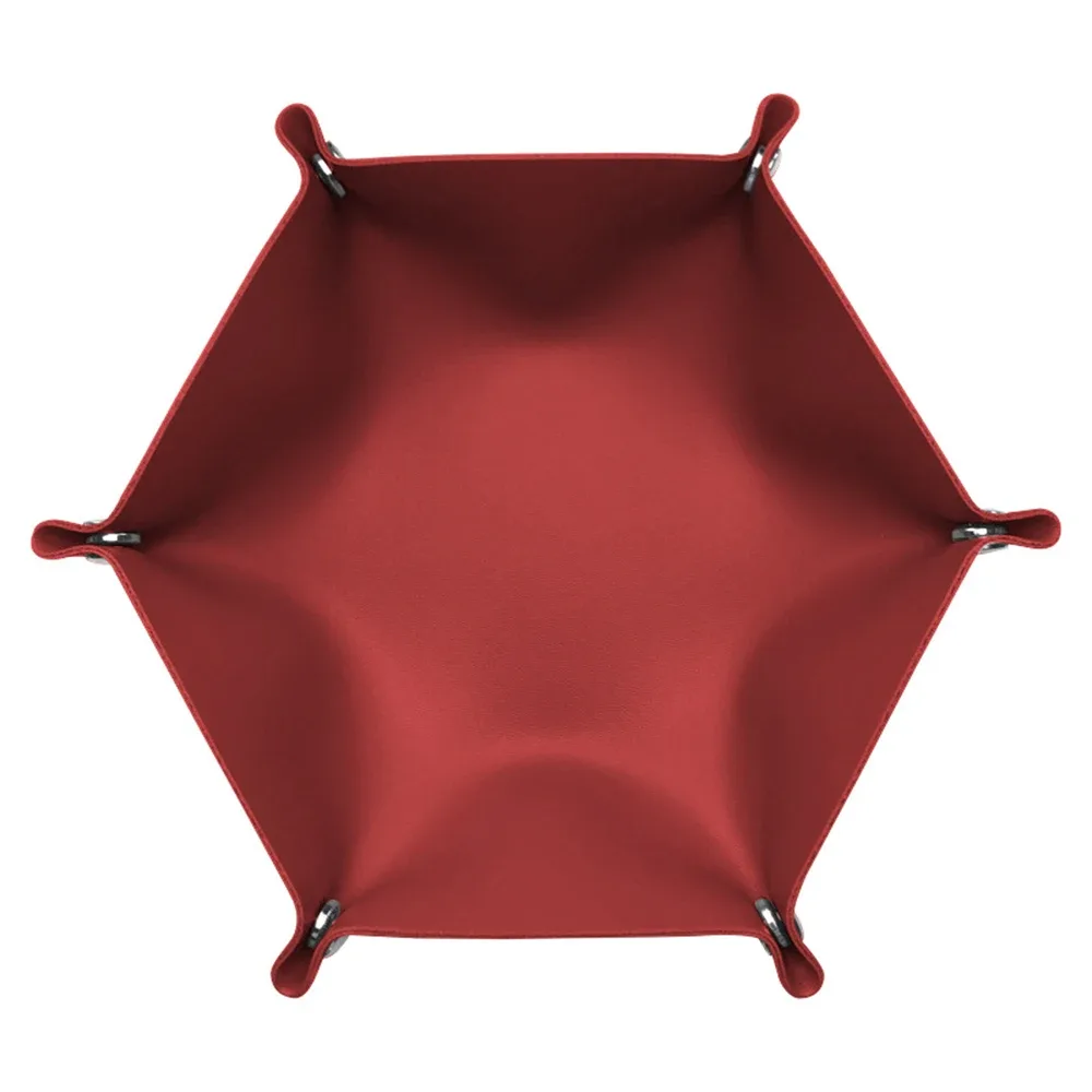 plateau de rangement en cuir pu pour hôtel, logo personnalisé, lettres, plateau à dés, clé hexagonale pour cosmétiques, boîte à bijoux, organisateur de bureau, décoration de la maison