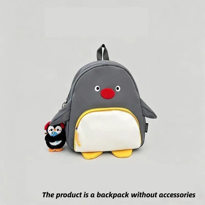 sac à dos mignon en forme de pingouin 3d – sac à dos en nylon résistant à l’eau, sac léger pour ordinateur portable de 13 pouces, sac d’école kawaii pour femmes.