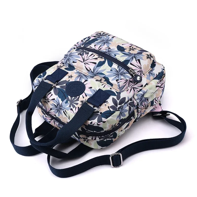 mode motif floral femme petit sac à dos joli style filles shopping sac à dos haute qualité tissu sac à dos sac à dos sac