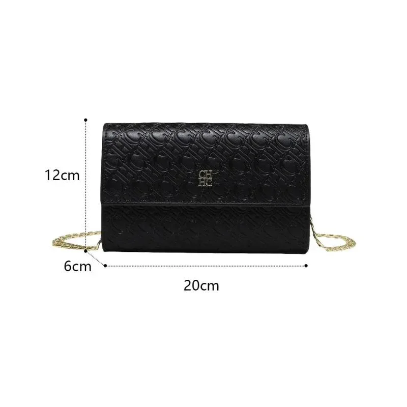 sac à bandoulière polyvalent pour femme ch festival essential avec imprimé lettres, collection mode 2026