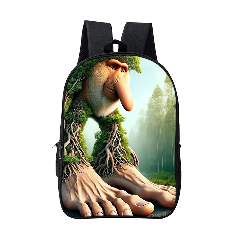 sac à dos scolaire pour garçons et filles, durable et souple, pour livres, motif dessin animé, anime, jeu, style italien brainrot, pour enfants
