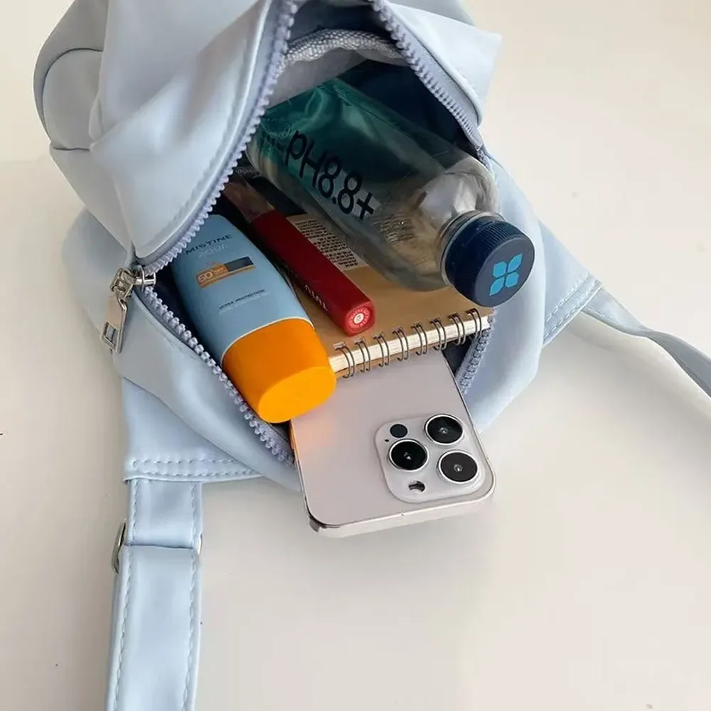 sac en tissu nylon décontracté pour femmes, nouveau sac bandoulière léger et polyvalent de style coquille, grande capacité, petit sac à bandoulière