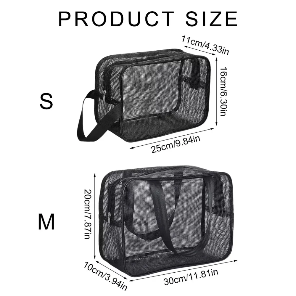 organiseurs de douche en maille pour voyage, trousse de toilette pour un accès rapide aux produits de salle de bain, organisateur cosmétique polyvalent pour la salle de sport, le camping