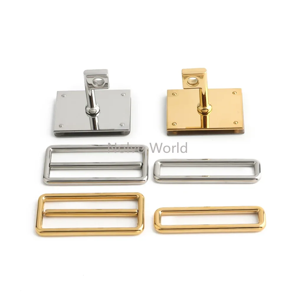 cadenas métal stainlesssteel gold silver rectangular oval round lock handbag shoulder purse accessoire voyage