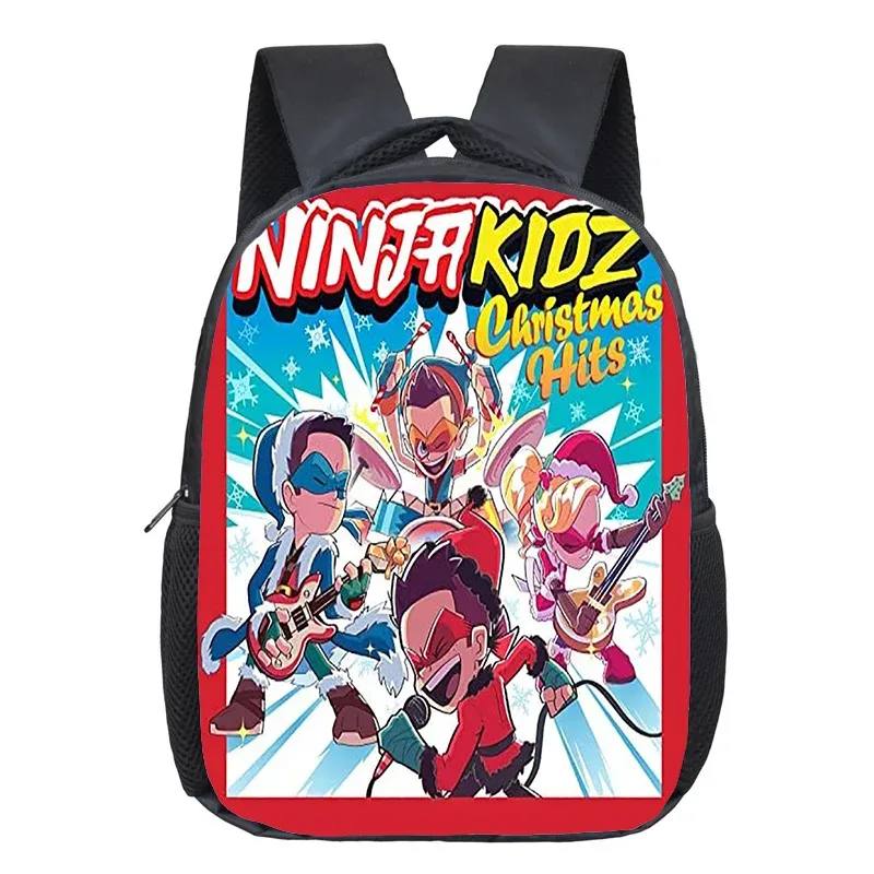sac à dos ninja kidz pour enfants de 12 pouces, sac à livres pour la maternelle, sacs d'école à la mode pour enfants, sac à dos de voyage décontracté, sac à double épaule