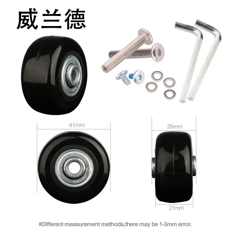 valise de remplacement universelle, accessoires de roue pratiques, roue d'avion, roue silencieuse, entretien et entretien des chocs