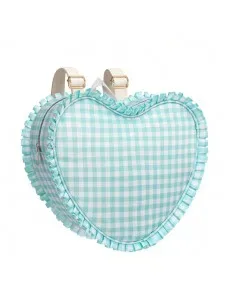 sac à dos en forme de cœur à volants pour femmes, sacs fourre-tout en nylon rose à rayures pour filles, voyage en plein air, étudiant, livre, cadeau de la journée de léon, mode