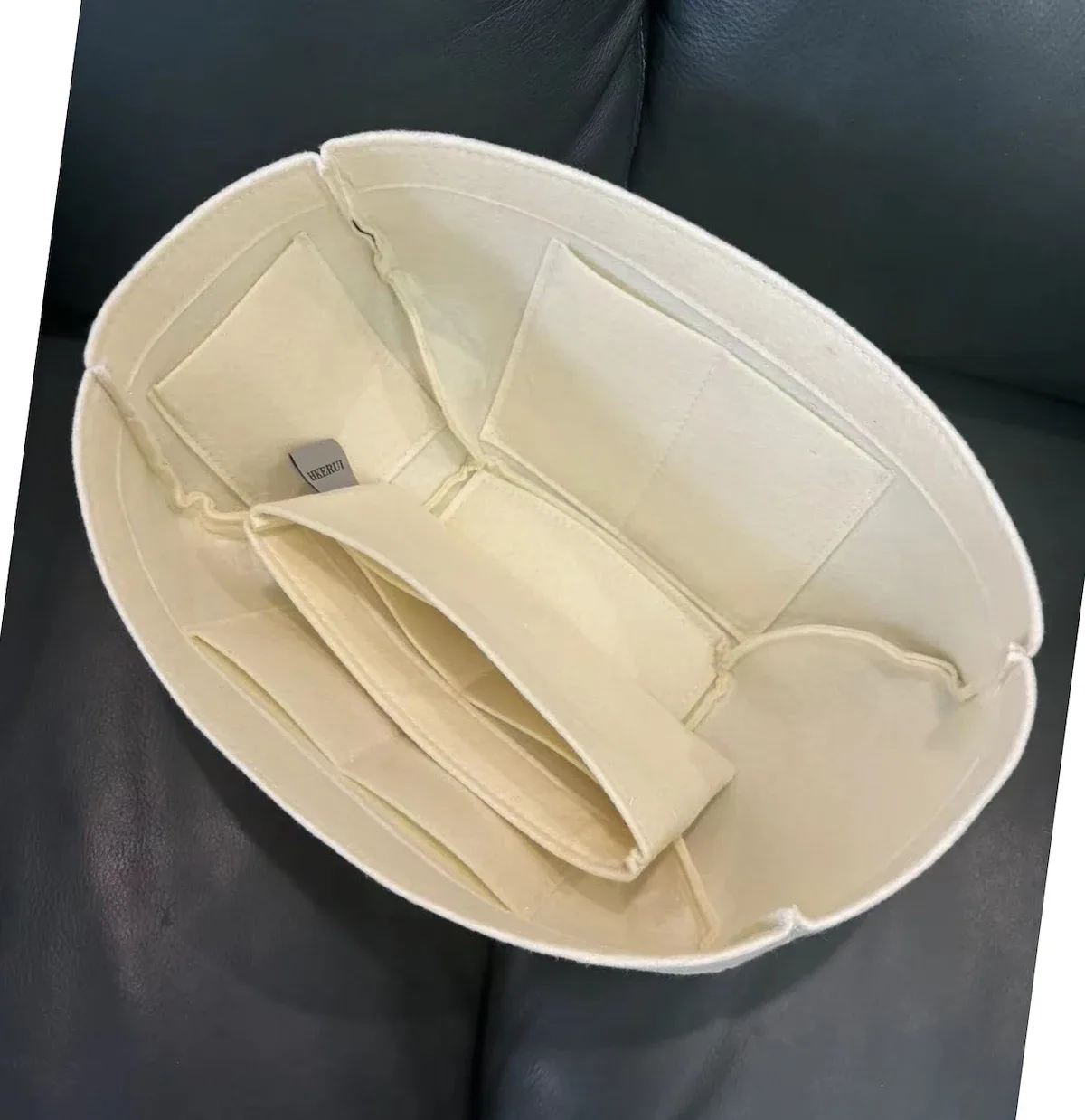 organisateur intérieur pour sac à main liner cyme mini - 30 couleurs fait main, pochette de rangement pour maintenir la forme, insert pour sac à main cyme mini