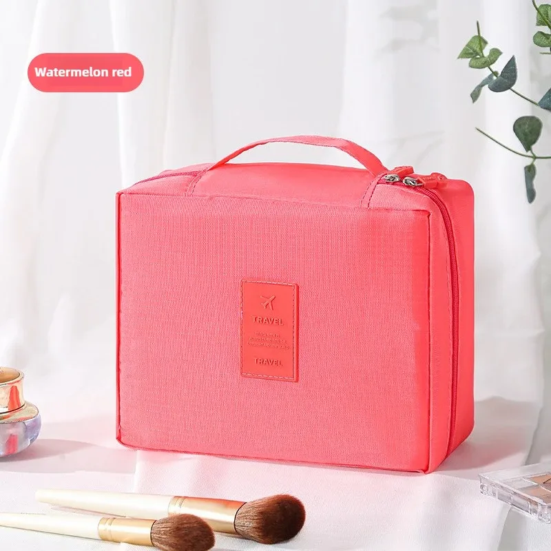 grande trousse de toilette pour femmes, sac de voyage imperméable pour cosmétiques, organiseur de maquillage avec ouverture facile, étui de rangement beauté