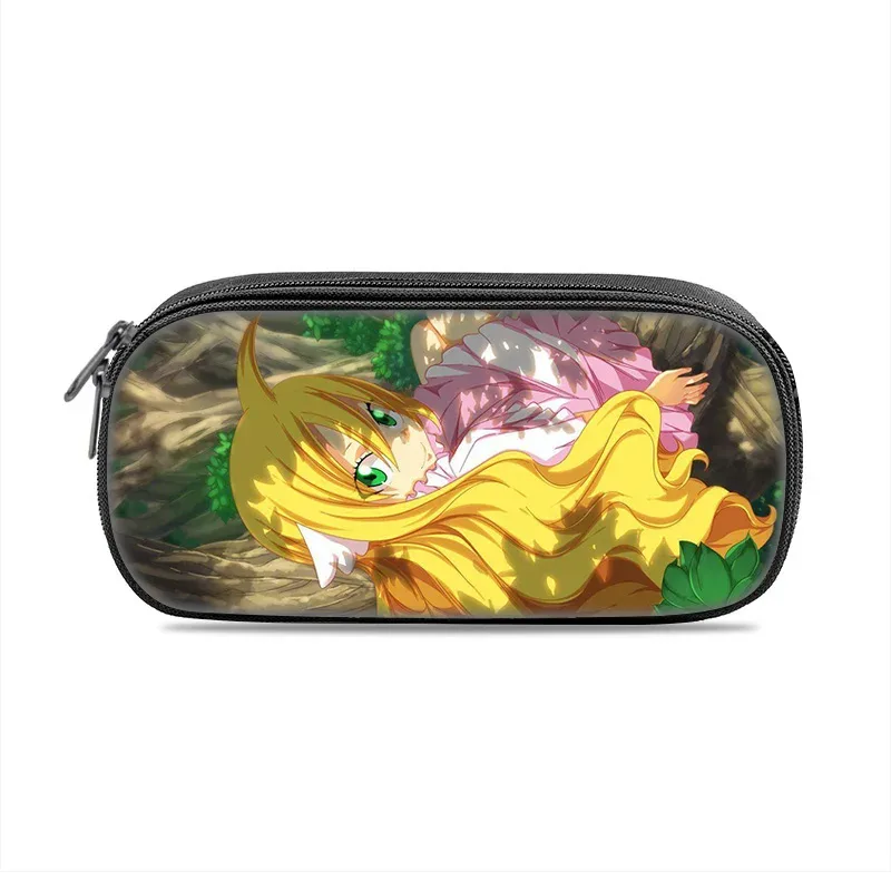 fairy tail – trousse à stylos imprimée de dessins animés, pour étudiants, garçons et filles, nouvelle collection légère, petite, grande capacité, polyvalente