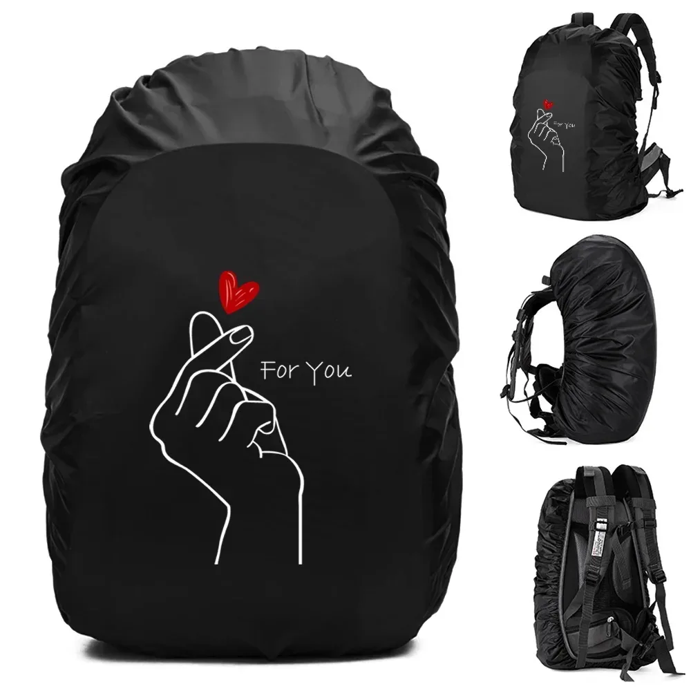 sac à dos imperméable pour homme, housse de pluie, sport de plein air, cyclisme de nuit, housse de pluie légère, sac de sécurité, camping, randonnée, 20l-75l