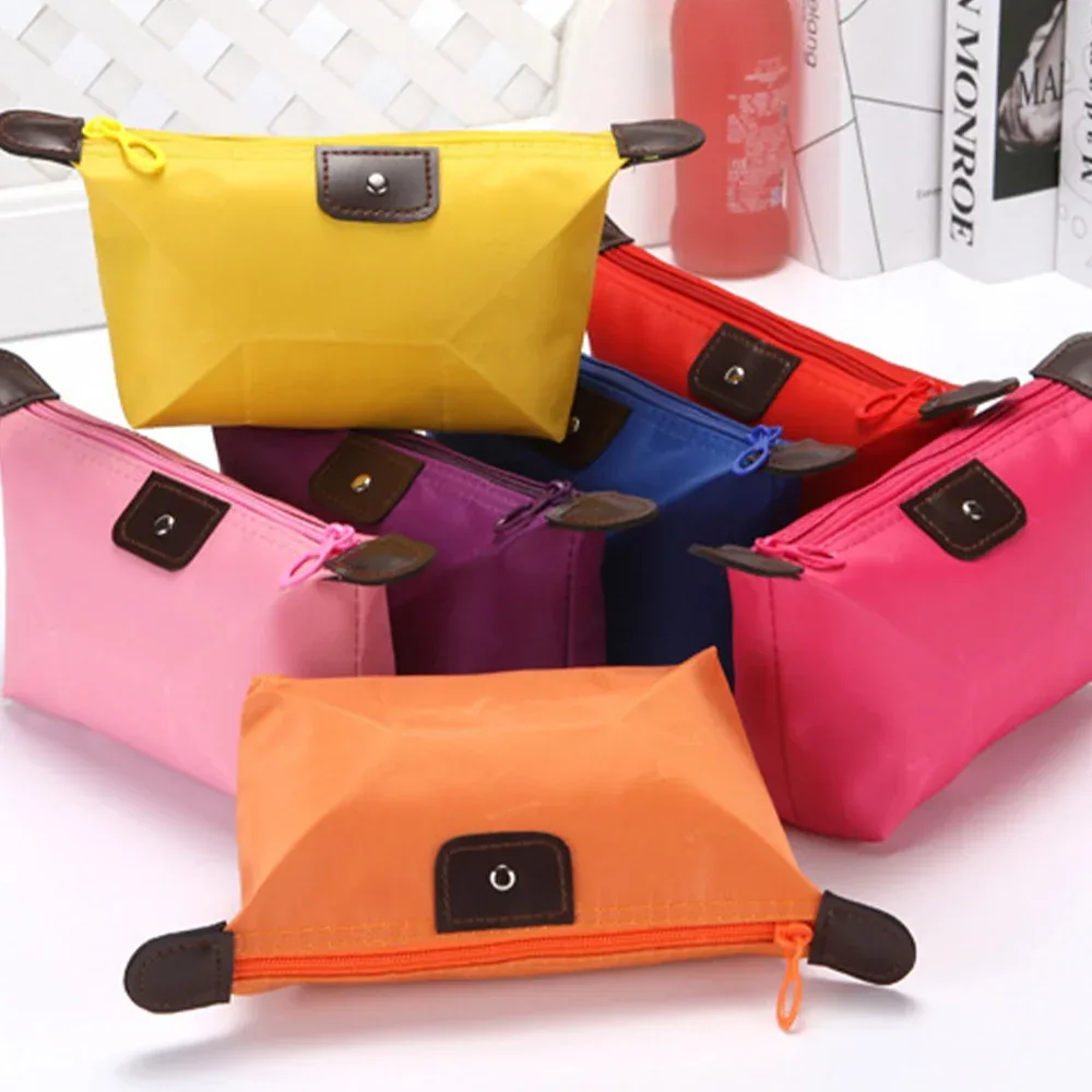 sac de maquillage portable pour femmes, sacs de rangement de voyage en plein air, organisateur étanche pour filles, produits de soins de peau, rouge à lèvres, sac cosmétique