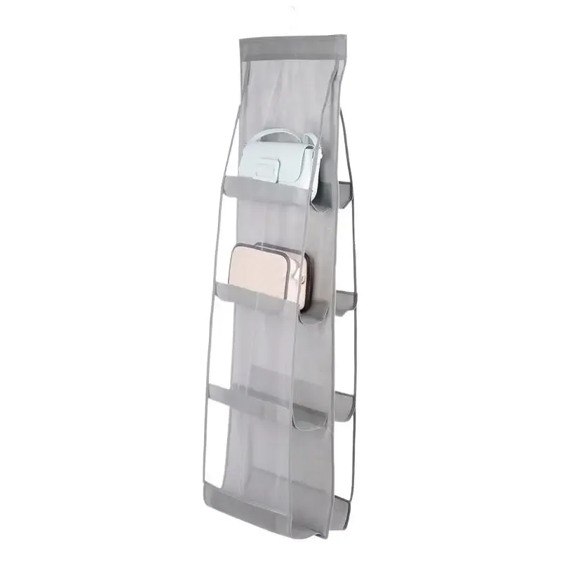 organiseur de sacs suspendus multi-couches et peu encombrant - matériau non tissé durable, pour sacs à main, portefeuilles et accessoires