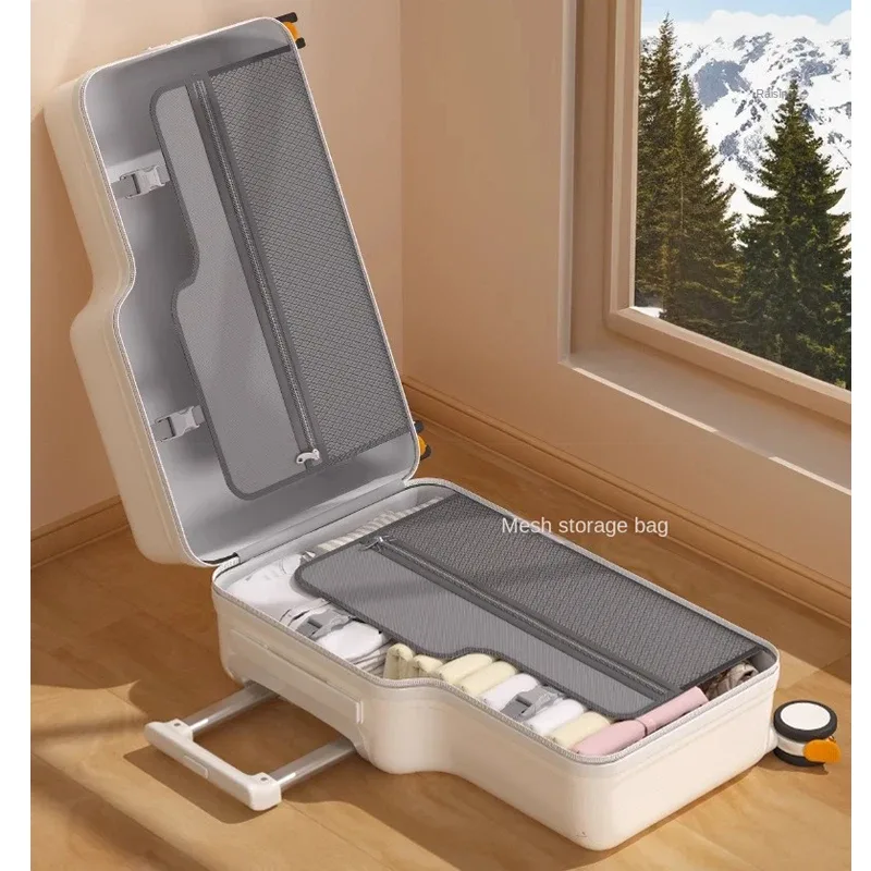 valise pour enfants de 21 pouces, valise de voyage en cabine assise pour monter, garçon et fille, cheval en bois, boîtier de chariot pc, roue de frein universelle, bagages pour bébé