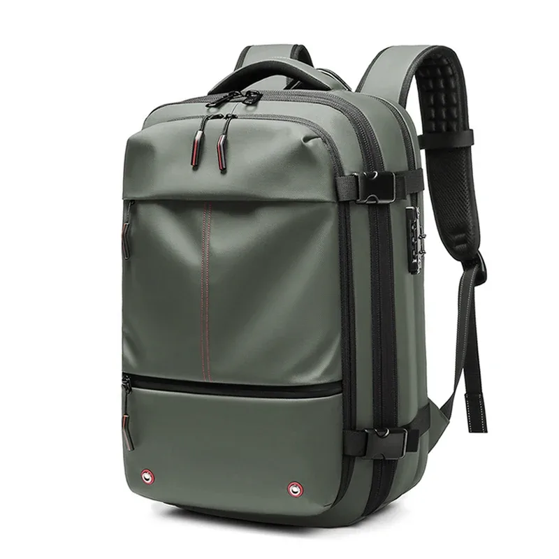 sac à dos de voyage pour homme 17 pouces, sac à dos à compression sous vide, sac à dos d'affaires grande capacité, sac à dos scolaire extensible, sac à dos d'extérieur