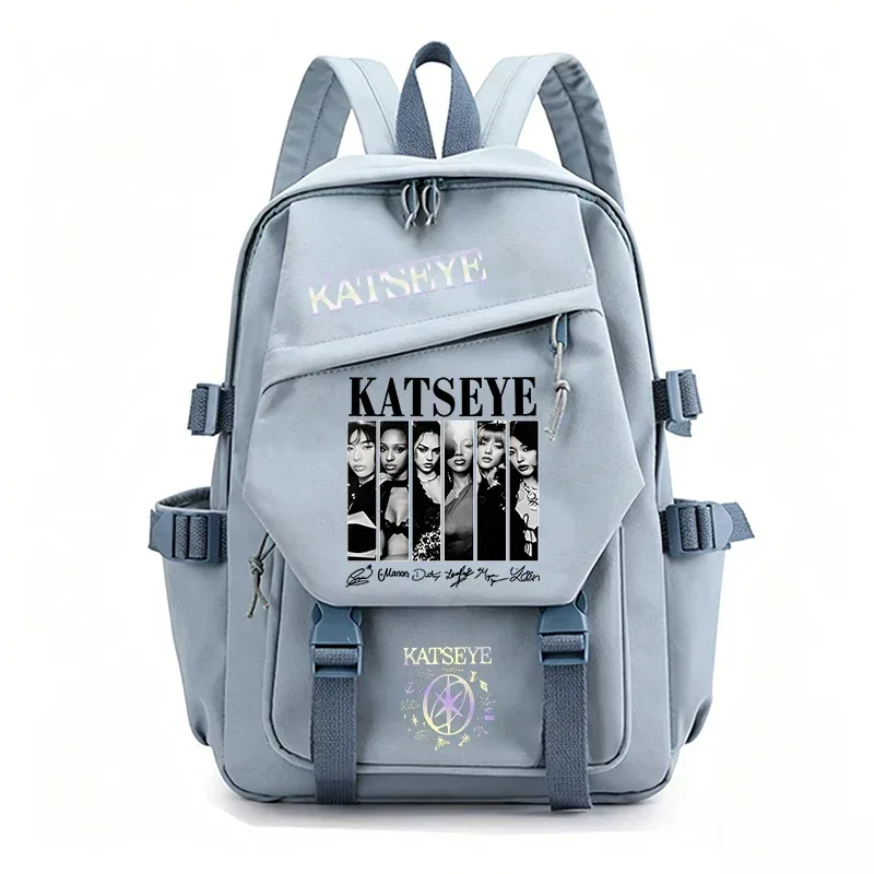 nouveau sac à dos kpop-katseye pour enfants, garçons et filles, sac d'école mignon, sac de voyage pour femmes et hommes, sac pour ordinateur portable, sac quotidien, sac à dos pour fans de katseye
