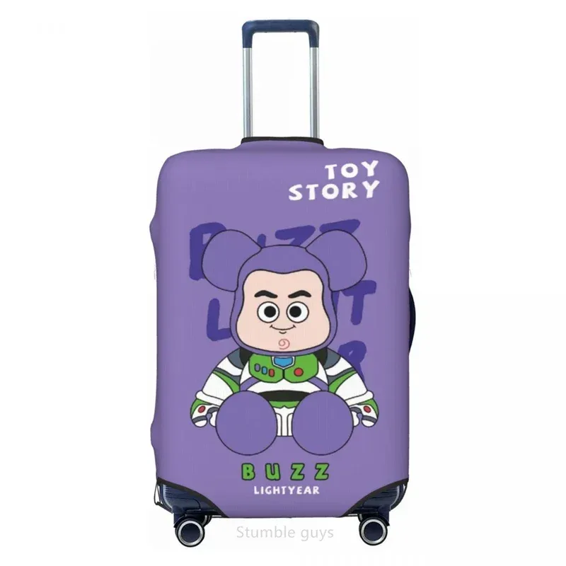 housse de protection pour valise de voyage, motif jouets, tissu élastique, convient aux bagages de 18 à 32 pouces, anti-poussière, lavable, anti-rayures