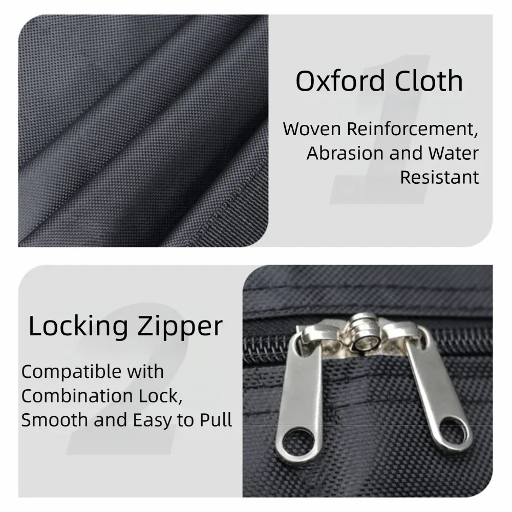 sac de voyage de très grande capacité 55l/100l/150l, sac à main de randonnée en tissu oxford pliable et étanche, double fermeture éclair, grande ouverture