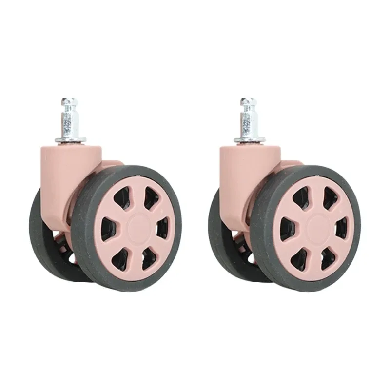 roues de valise de voyage universelles, rotatives et silays euses, résistantes à 360, pour chariot à bagages, remplacement durable, 1 paire