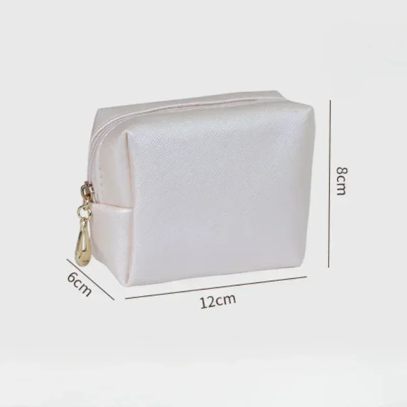 mini trousse de maquillage pour femmes, sac à cosmétiques, mode, pu, poudres de maquillage, rouge à lèvres, poudres, voyage, petite pièce de monnaie, sac de rangement