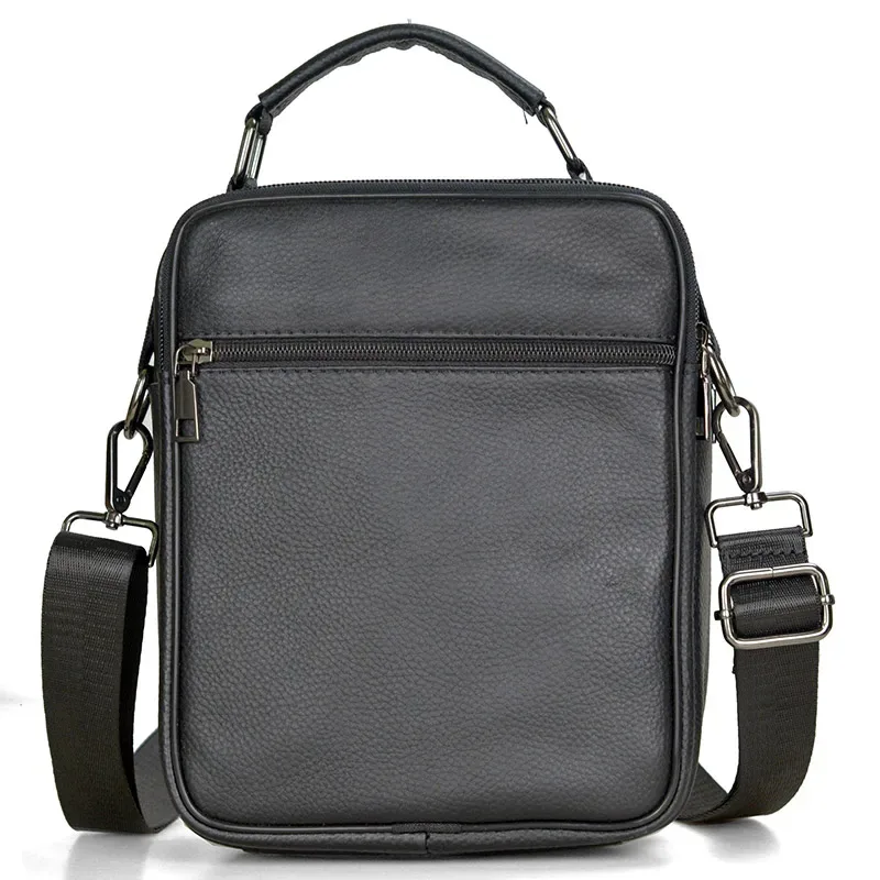 petit sac à bandoulière en cuir véritable pour hommes, sac à main en cuir de vache pour tablette, sacoches, sac à bandoulière, porte-documents pour garçons
