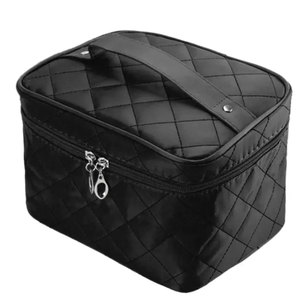 trousse à cosmétiques matelassurera de voyage pour femme, sac à main multifonctionnel, étuis à cosmétiques étanches, grande capacité