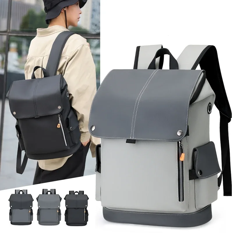 usb charge urbain homme sac à dos sac à dos étanche hommes sac à dos pour ordinateur portable grand sac à dos pour bureau d'affaires en plein air